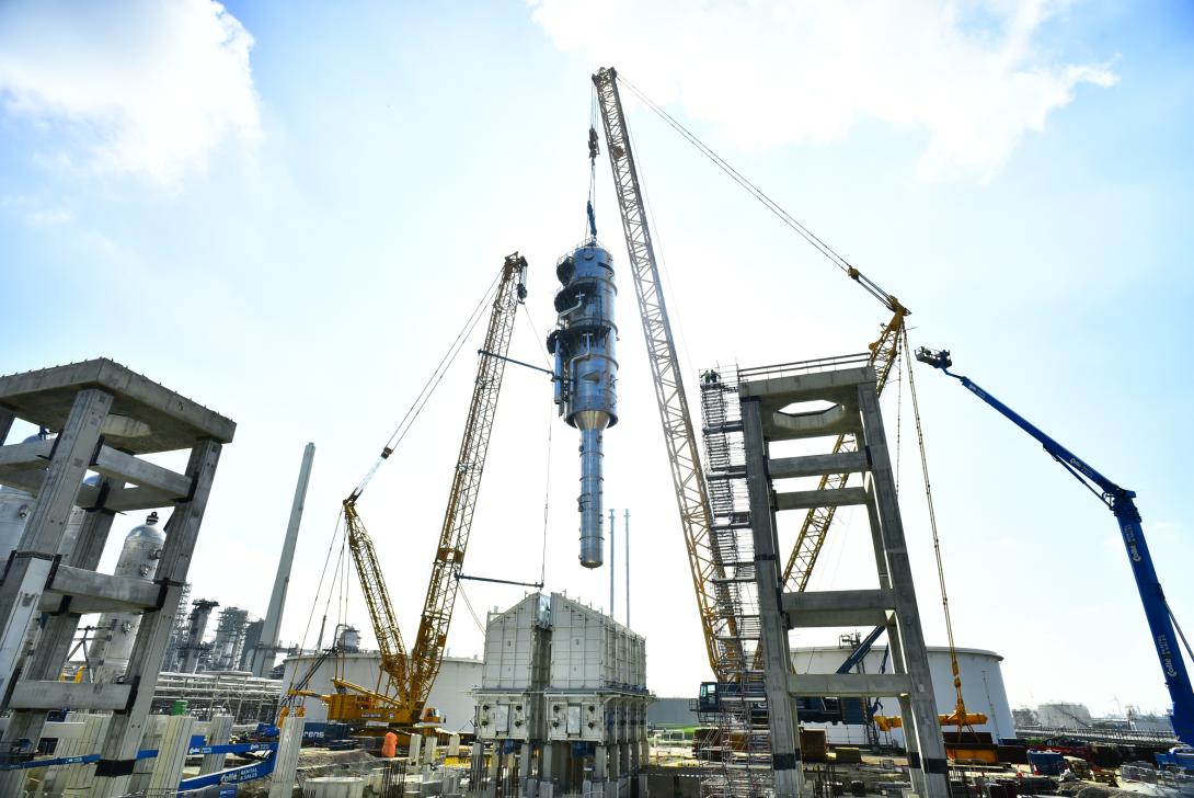 New Skyline for ExxonMobil Rotterdam Refinery New Skyline for ExxonMobil Rotterdam Refinery