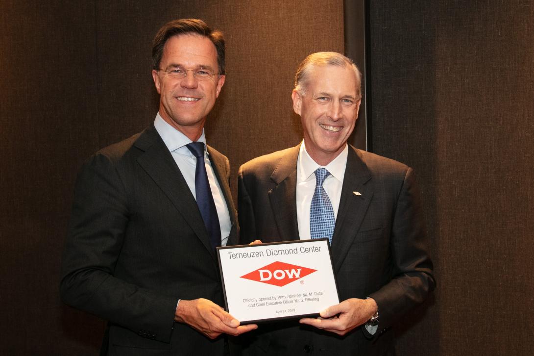 AmCham Patron Member Dow Celebrates the Grand Opening of the Terneuzen Diamond Center in Presence of Prime Minister Mark Rutte AmCham Patron Member Dow Celebrates the Grand Opening of the Terneuzen Diamond Center in Presence of Prime Minister Mark Rutte