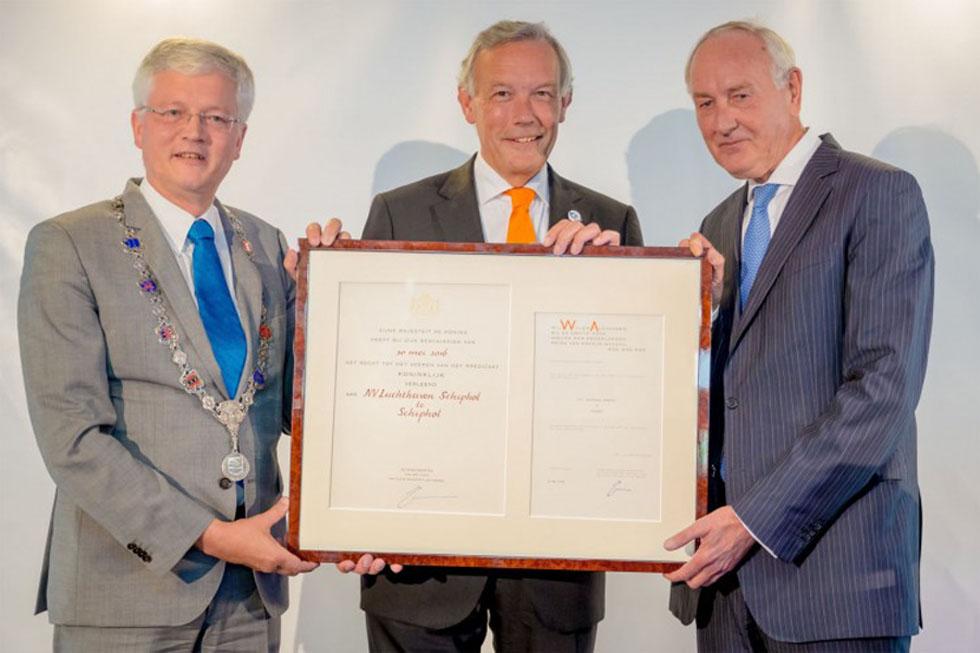 Royal Designation for Schiphol Group Royal Designation for Schiphol Group