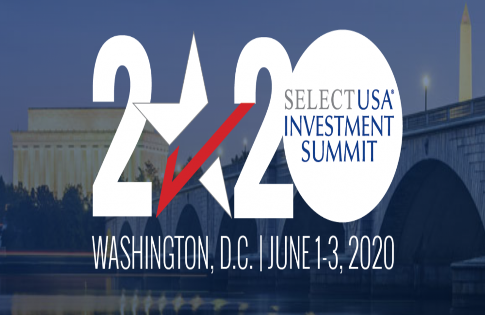 SelectUSA Investment Summit in Washington D.C., June 1-3, 2020. SelectUSA Investment Summit in Washington D.C., June 1-3, 2020.